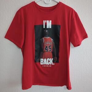 Michael Jordan Im Back Jumpman 45 Jordan Brand T-Shirt Air Jordan Lg